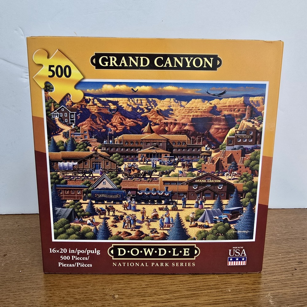 Dowdle Grand Canyon 500 Piece Jigsaw Puzzle New Folk Art National Park Series